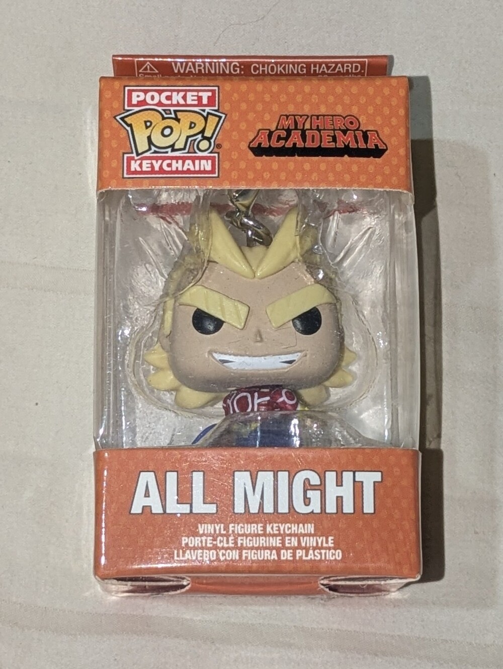 NIB Funko Pocket Pop My Hero Academia All Might Keychain
